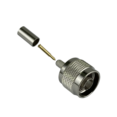NM2C Conector compresible Serie-195 para cable LMR195/RG58 con terminación N Macho