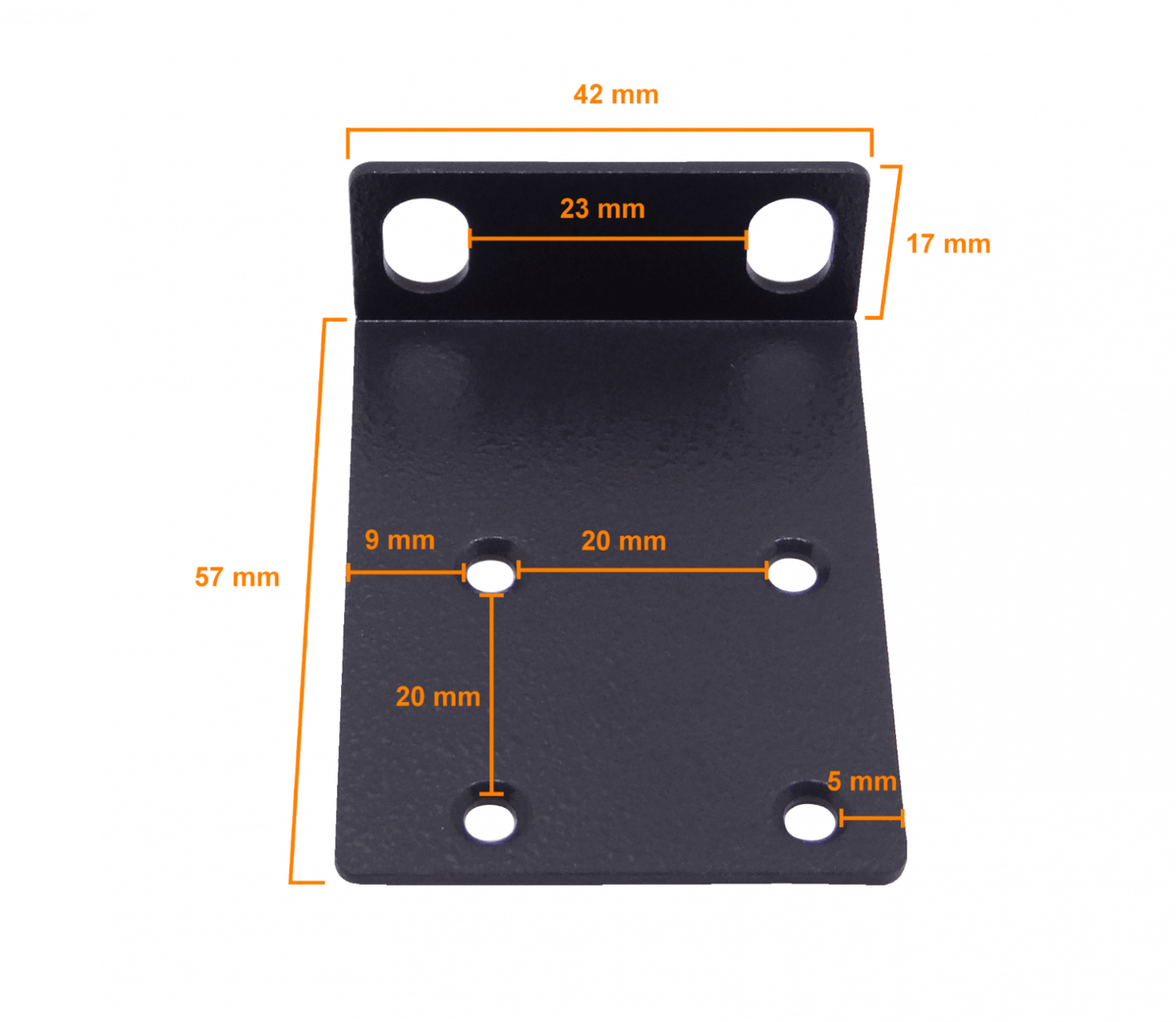 RKE-10A PLANET Juego de Aletas Cortas de 17mm para Montaje en Rack 1U de Switch o Router