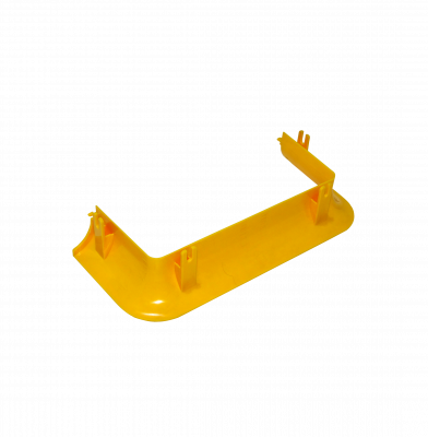 CCA-240-ET Adaptador cónico amarillo 240x100mm PC+ABS LSZH tipo macho-hembra