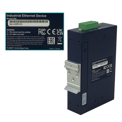 IGS-620TF PLANET 4 Puertos 1000 2 Puertos SFP Conmutador Industrial no Gestionable Carril DIN 12-48VDC 24VAC