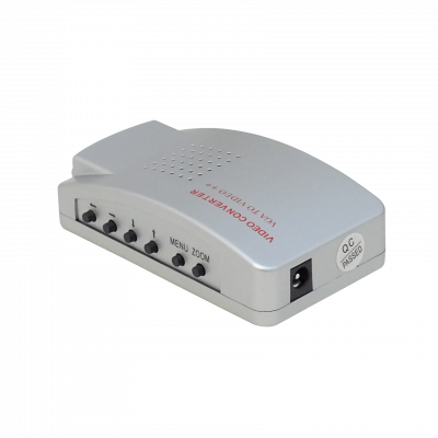 VGARCA Adaptador VGA-H-entrada RCA-H-salida SVIDEO-salida req-5V-USB-AH