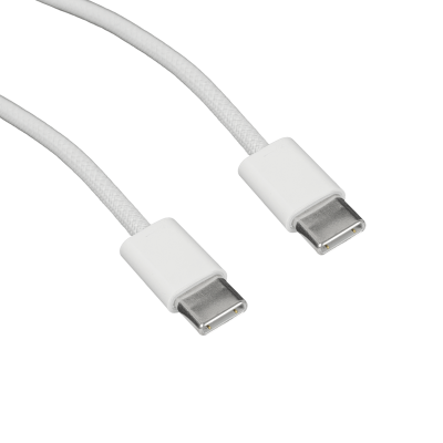 CC1-G Incluye Sujetacables 1 metro Macho USB-C a Macho USB-C 100cm Tipo-C 60W Cable USB con Trenzado