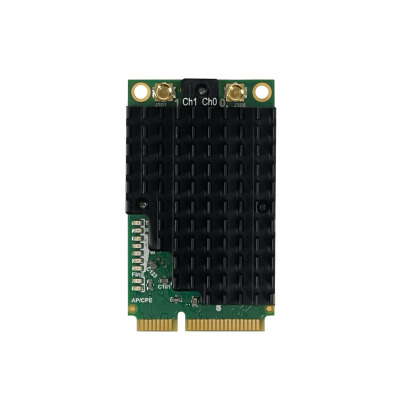 R11E-2HPND MIKROTIK 2-MMCX 30DBM 2,4GHZ B/G/N 1000MW ATHEROS AR9580 TARJETA MINIPCIE