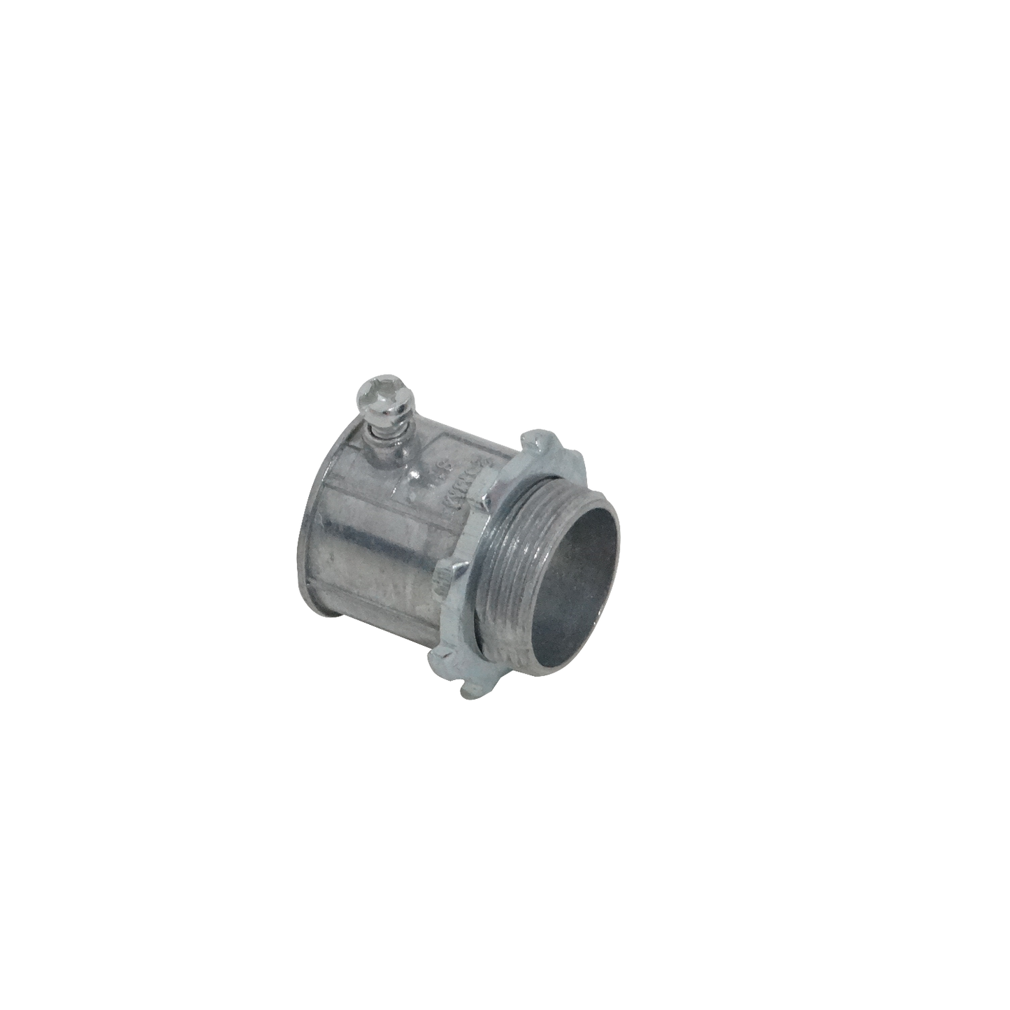 EMT25-SA Conector de salida para caja con hilo de 25mm en zinc, apto para tubería metálica rígida
