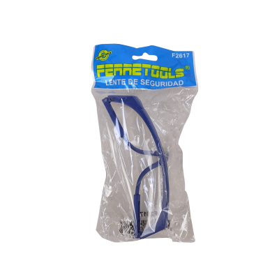 ANTIP-327 Gafas de Seguridad Transparentes con Montura Azul Protector Ocular