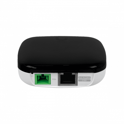 WAVE-FIBER-ONU UBIQUITI Receptor GPON ONU 1-2500 1-SC/APC Monomodo B+ 20km con PoE24V incorporado