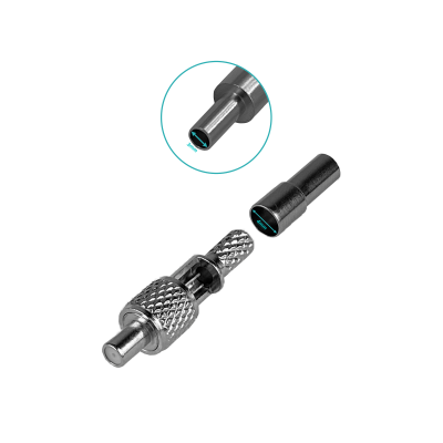 8H1C TS9-Hembra RG316 Conector Coaxial para Crimpar CA100 RG174