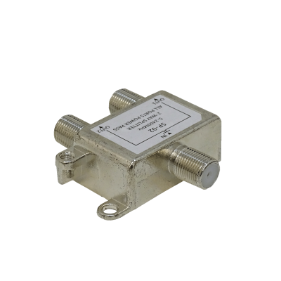 F-2X1 Divisor coaxial 1 entrada F Hembra 2 salidas F Hembra 5-2400MHz 75 ohmios TV