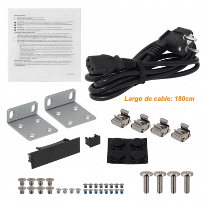 UNVR UBIQUITI Videograbador 1-1000 1-SFP+10G 4-2,5/3,5-HD RAID1-5 1U-Rack opc-RPS