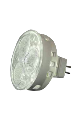QLAMP10-B-S QLT MR16 3,6W Ámbar 60º 180-lúmenes 12/24VDC Sustituye-12W fabricado-Italia