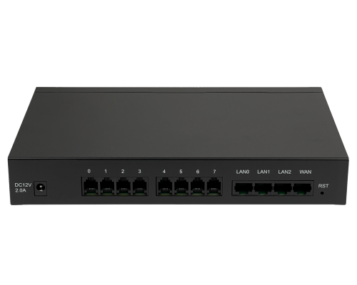 VGW-820FS PLANET Router VoIP 8-FXS-RJ11-H 3-100 1-WAN genera 8linea telef analog