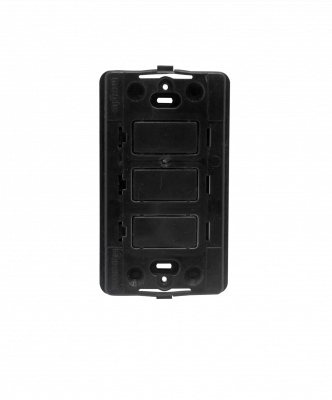 EBS503R BTICINO SOPORTE PLASTICO 3 PUESTOS MODULOS MAGIC