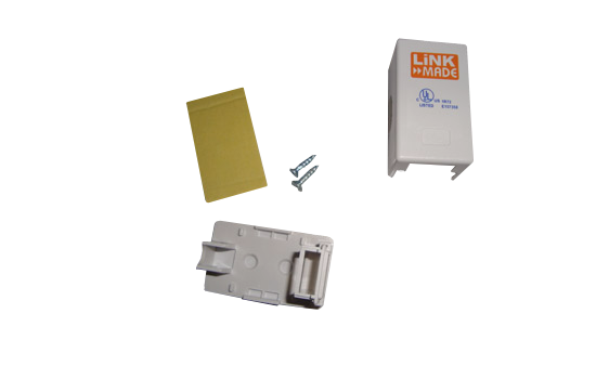 RST-M1L LINKMADE PLACA FRONTAL VACÍA PARA 1 CONECTOR KEYSTONE UNIVERSAL