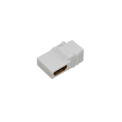 KHAL HDMI Angular-90-grados Hembra-Hembra Keystone Blanco v1.4