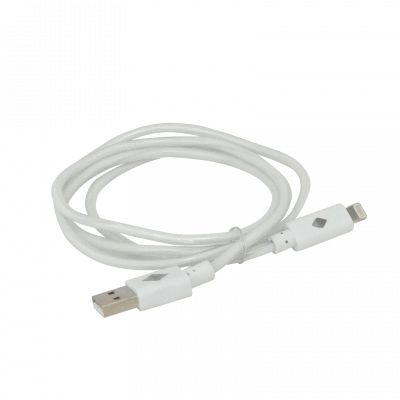 CABLE-L Cable USB a Lightning Macho 1m-1.5m 100-150cm Blanco Excepto iPhone