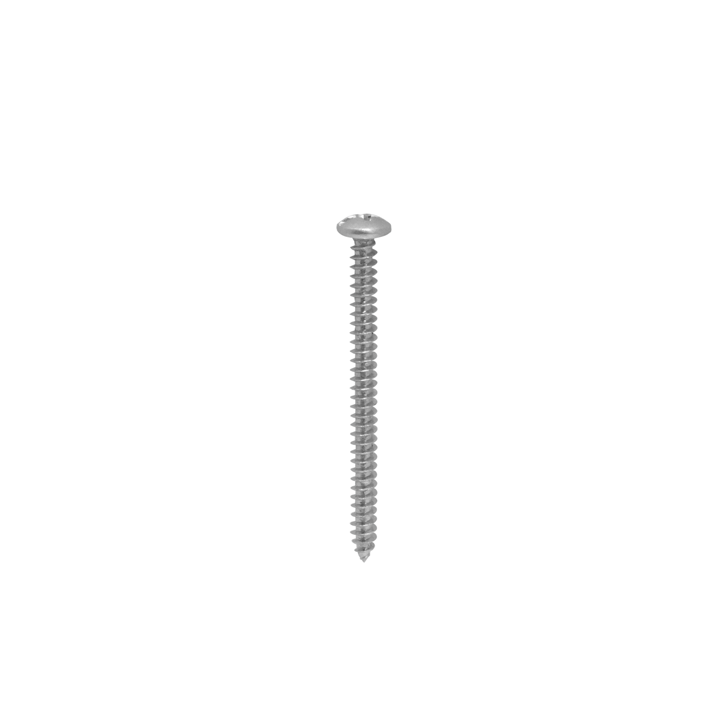 YUR8-16 20-piezas. 8x2 Longitud-51mm Niquelado Tornillo-Rosca-Socarrona Cabeza-Cruz