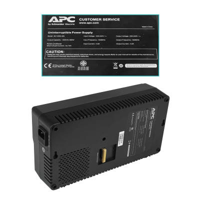 BV1000 APC 1x9AH 1000VA 600w 4out-mult AVR inc-Conector Anderson UPS