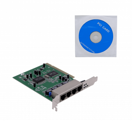 RB44L PCI-Legacy 10/100 4-100-LAN para Servidor RTL8100CL RTL8305SC