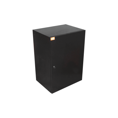 RK17-4E LINKMADE Armario de Seguridad 17U 45cm de Fondo Negro con 2 Ventiladores y 1 Repisa