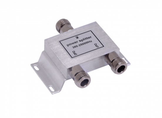 SCW02N Divisor RF 380-2500MHz 0,38-2,5GHz 2,4GHz 3-Conectores-N-Hembra