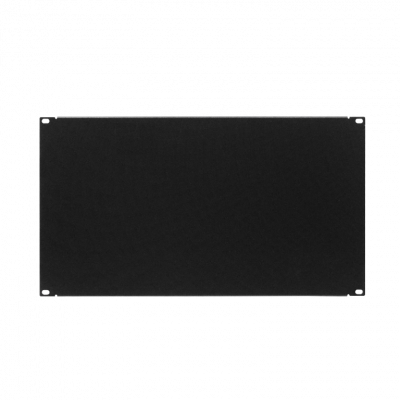 RAP-6 LINKMADE 6U 268mm Panel Ciego para Rack de 19 Pulgadas Acero Negro