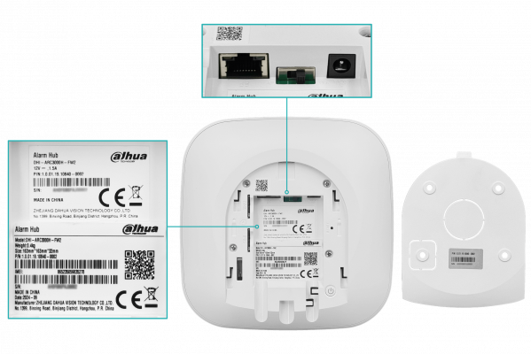 KIT-FW2 DAHUA Kit de alarma inalámbrica 1-100 4G/LTE Doble SIM 2,4GHz incluye fuente 12V