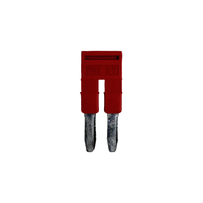 FBS2-5 PHOENIX 1 pieza puente de 2 polos para bornera paso 5mm color rojo