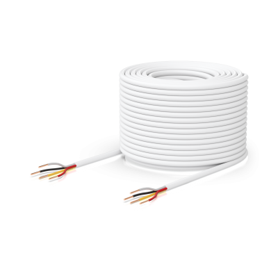 UA-CABLE2 UBIQUITI 2x18AWG +2x22AWG 152mt Cable blanco chapa+sensor Unifi-Access