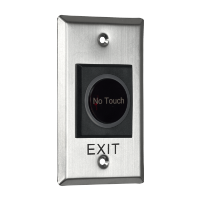 TLEB102 ZK Botón de activación con salida sin contacto 10cm No-Táctil Placa metálica 115x70mm IP65