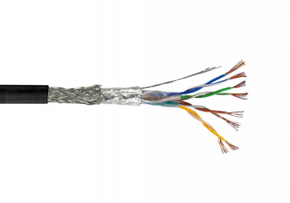 CPXN-150 LINKMADE EXT 15MT MULTIFILAR SF/UTP NEGRO CAT5E Cable Para Intemperie