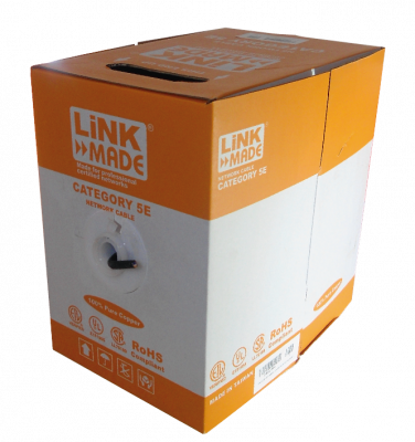 CBXL-SN1 LINKMADE 100mt Cat5E F/UTP Exterior PE Solid Unifilar Cable Negro