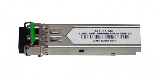 S-LC80D. SM 2-LC 80Km 1550nm Transceptor SFP 1,25Gbps Gigabit Óptica 1.25g