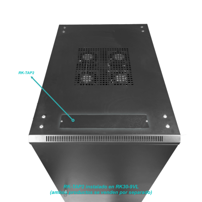 RK-TAP2 LINKMADE Cubierta Metálica Superior e Inferior para Bastidor de 15 a 42 Unidades
