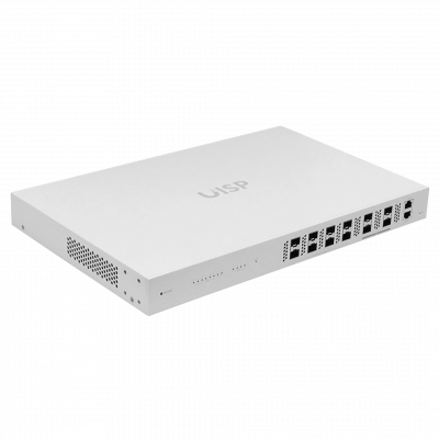 UISP-FIBER-OLT-XGS UBIQUITI Terminal de línea óptica 8-GPON+10G 4-SFP28 Consola-RJ45 Gestión-IP para hasta 2048 hogares FTTH