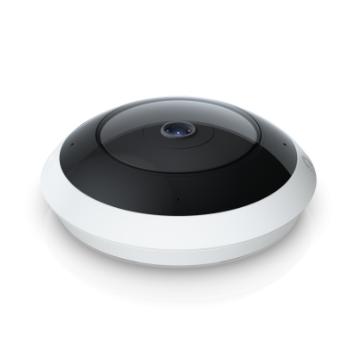 UVC-AI-360-W UBIQUITI Color blanco Cobertura total 360 grados PTZ Resolución 5 megapíxeles 1920x1920 Visión nocturna infrarroja Distancia 1 a 1000 metros Alimentación PoE activa Protección IPX4 Resistencia a impactos IK08