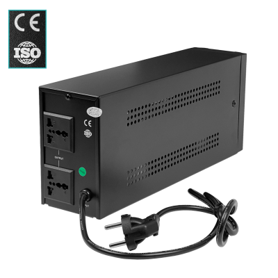 UPS-17 DAHUA Sistema de Alimentación Ininterrumpida Interactivo 600VA/360W, 2 tomas universales, batería 1x7AH, regulación AVR, modelo PFM350-360A