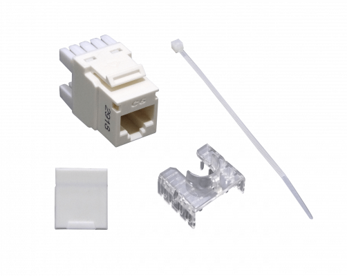 KP6WF Keystone hembra RJ45 blanco Categoría 6 U/UTP Gigalan punch down FURUKAWA 35030600