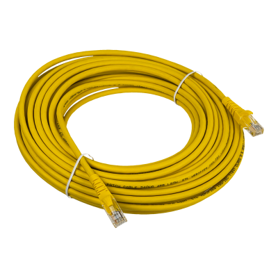 CPM-150L LINKMADE 15 METROS CAT5E AMARILLO LSZH CABLE DE CONEXIÓN MOLDEADO MULTIHILO