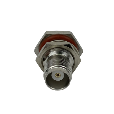TH2E CONECTOR COAXIAL TIPO TNC HEMBRA PARA PANEL, CRIMPEABLE, COMPATIBLE CON LMR195/RG58, DIÁMETRO 13mm