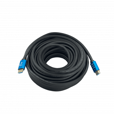 HDMI-15K Cable HDMI macho a macho de 15 metros, versión 2.0, compatible con resolución 4K 2160p a 60Hz, color negro