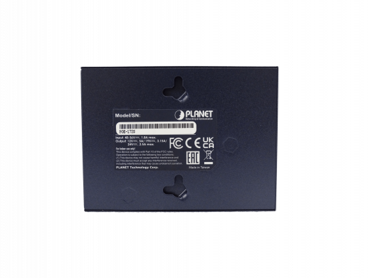 POE-172S PLANET salida-12V/19V/24VDC Divisor PoE+ entrada-48-56V 25W 802.3at 1000mbps