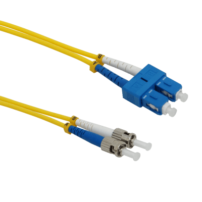 JFSTC3 Cable de Fibra Óptica Monomodo Dúplex ST/UPC-SC/UPC de 3 metros 9/125µm 3mm