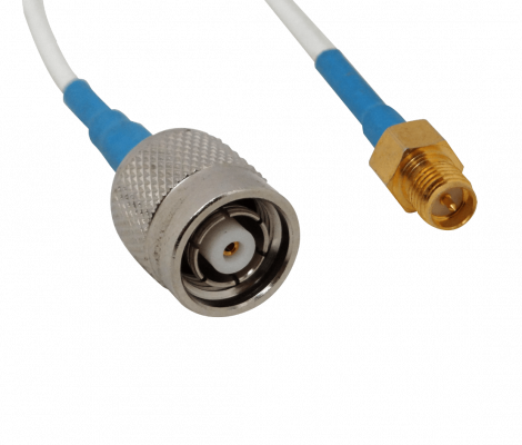CA-RTPRSJ 10cm RPTNC-M RPSMA-H Cable RF Coaxial Blanco