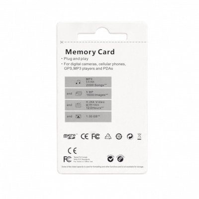 MSD-8GB Tarjeta de Memoria MicroSD-HC de 8GB, Clase 4, sin Adaptador Incluido