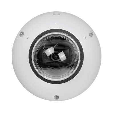 UVC-G6-DOME-W UI Blanco Domo 8MP AI 1-100 IK10 IP66 110º IR30 CámaraIP Micrófono req-PoE