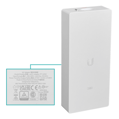Switch UISP-S Ubiquiti MicroPop con 8 puertos Gigabit PoE Pasivo, 1 puerto SFP, incluye fuente 27V/100W