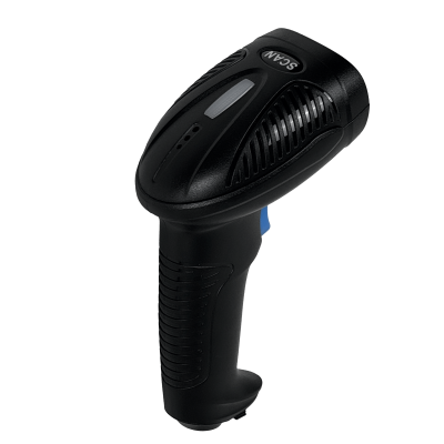 COD-BAR Pistola Inalambrica Laser Lector Codigo Barra y QR inc-Cable-USB