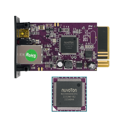 SNMP-13 ENERSAFE Tarjeta de Gestión SNMP Monofásica para ESOLT-E 1-40KVA IP 1-100 USB-Mini