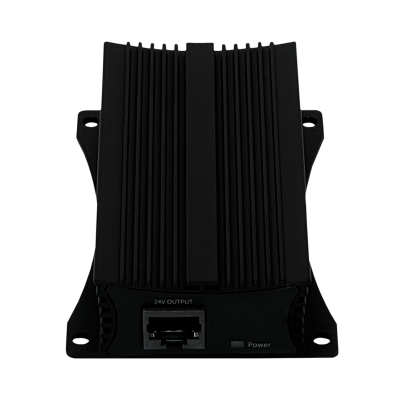 RBGPOE-CON-HP MIKROTIK DC-DC 48V-entrada(42-57V)-af 24V-salida 24W Transformador PoE-RJ45