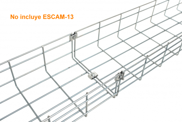 ESCAM-X LINKCHIP 1 Unidad Conjunto Empalme Unión EZ para Bandeja Portacables Tipo Rejilla de Alambre